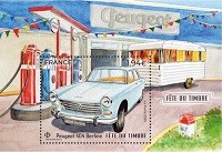 Lancement du timbre Peugeot 404