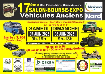 17e Salon Bourse Expo Véhicules anciens