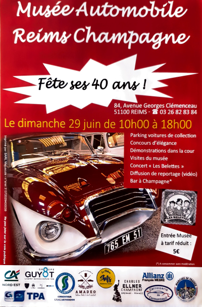 40° Anniversaire du Musée Automobile Reims-Champagne