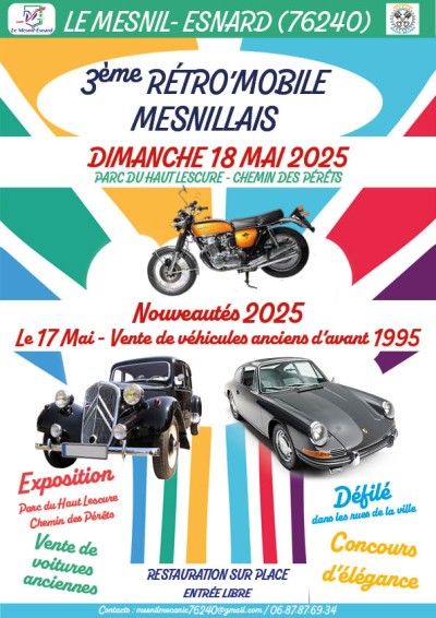 3e Rétro'Mobile Mesnillais
