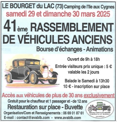 41e Rassemblement de véhicules anciens