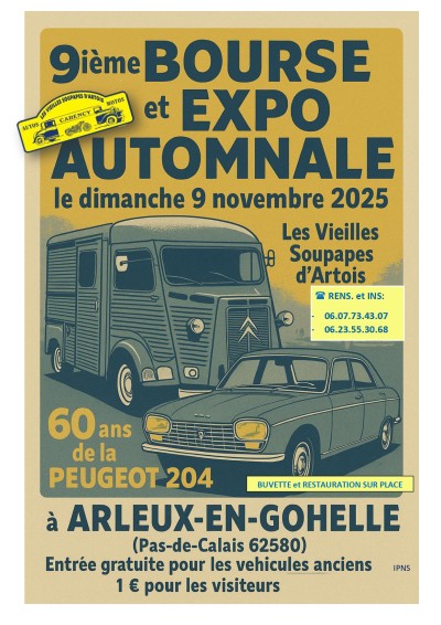 9e Bourse-Expo tous véhicules anciens de 30 ans