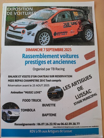 Rassemblement voitures prestiges et anciennes