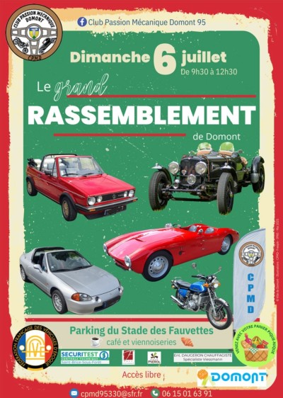 Club Passion Mécanique Domont Le Grand Rassemblement
