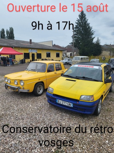 Ouverture du conservatoire du Retro Vosges