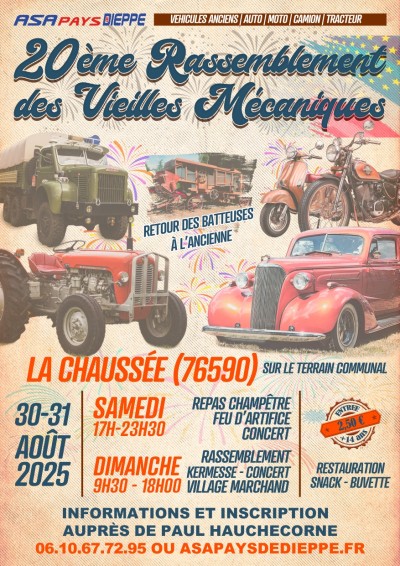 20ème Rassemblement Vieilles Mécaniques de la Chaussée
