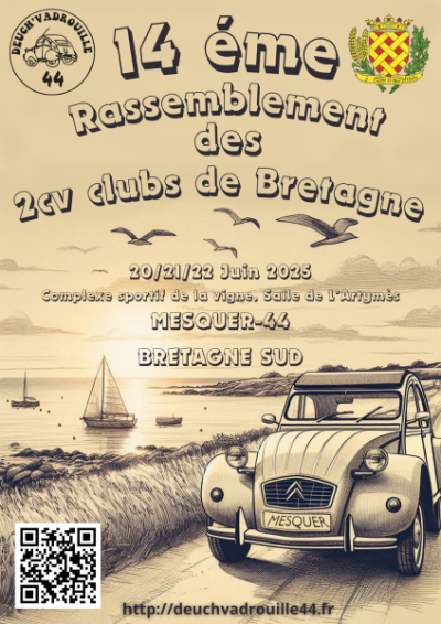14e Rassemblement des 2 CV clubs de Bretagne