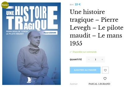 Nouveauté en SOUSCRIPTION - Pierre LEVEGH