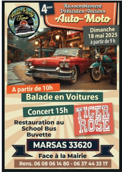 4e Rassemblement voitures et motos