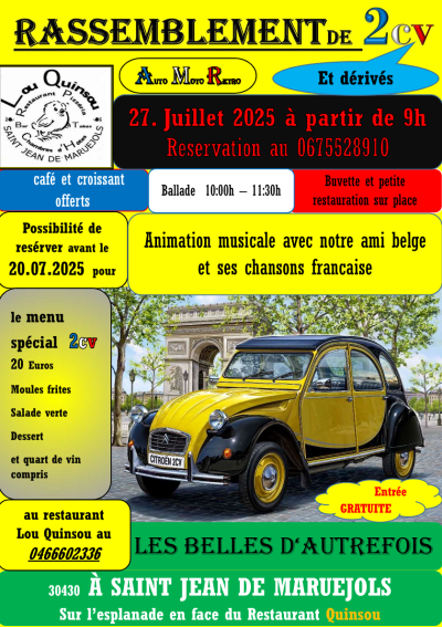Rassemblement 2 CV et dérivés