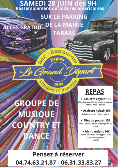 Rassemblement véhicules américains