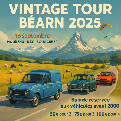 Vintage Tour Béarn 2025