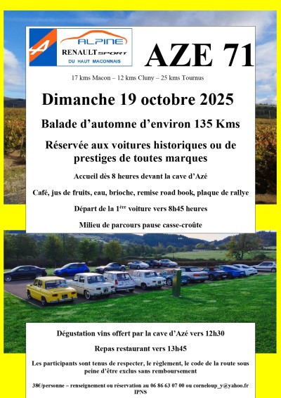 Balade historique, touristique d'automne