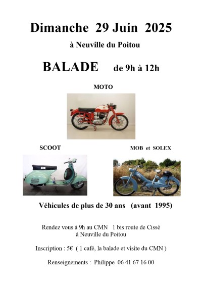 Balade moto scoot mob