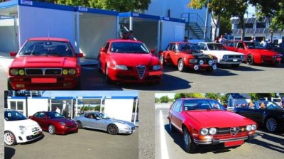 Rassemblement voiture Italienne Alfa, Fiat, Lancia....