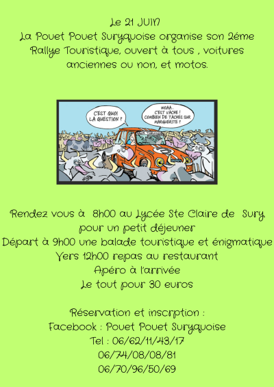 2eme rallye touristique
