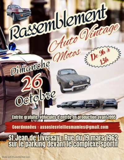 Rassemblement Auto Vintage & Motos