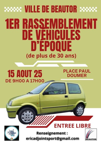 1er Rassemblement de Véhicules d'époque