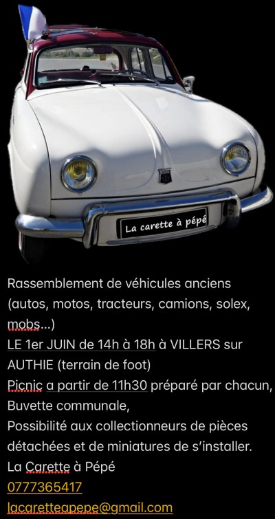 Rassemblement de véhicules anciens