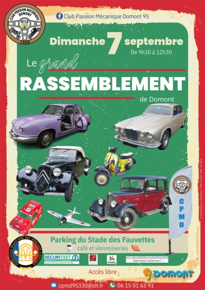 Club Passion Mécanique Domont Le Grand Rassemblement
