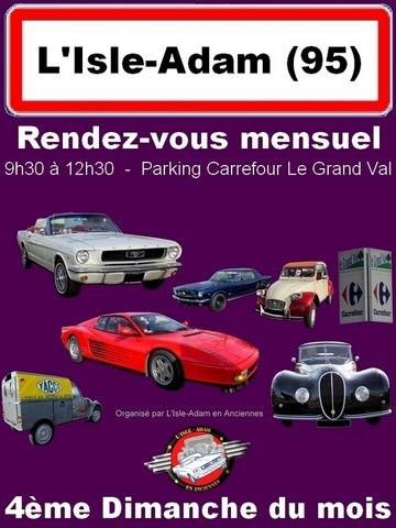 Rendez-vous mensuel de L'Isle-Adam en Anciennes