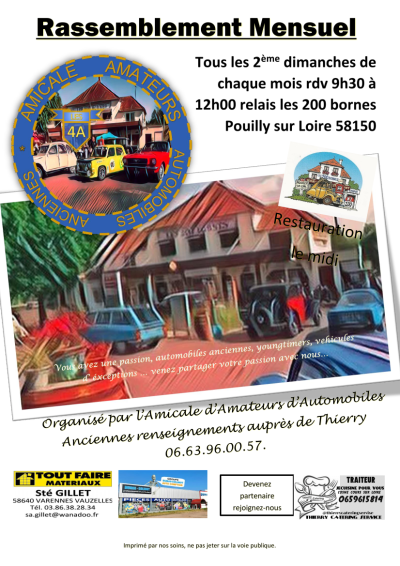 Rassemblement mensuel des 4A