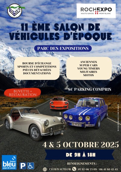 11e Salon des Véhicules d’Epoque