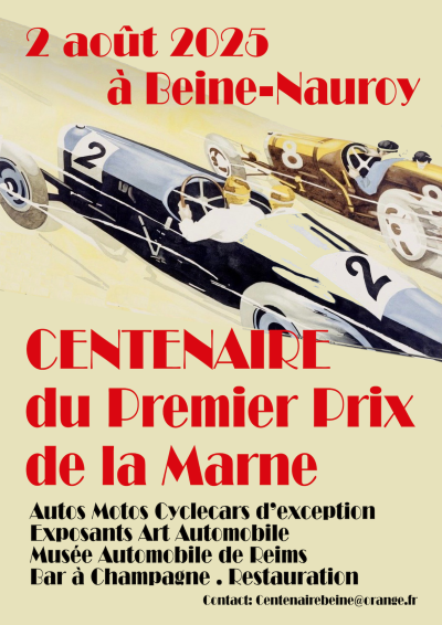 Centenaire du Premier Prix de la Marne