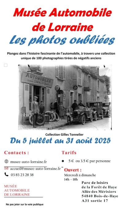Exposition : les clichés oubliés
