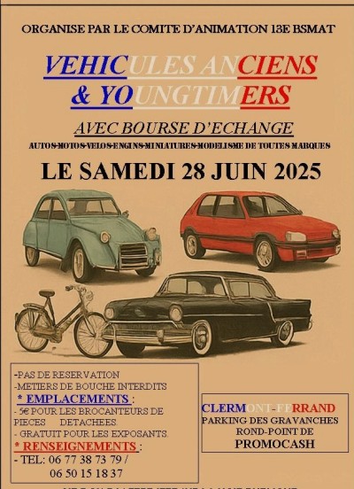 Rassemblement véhicules anciens et bourses d'échanges