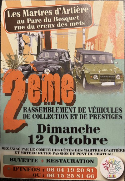 Rassemblement voiture de collection et de prestige