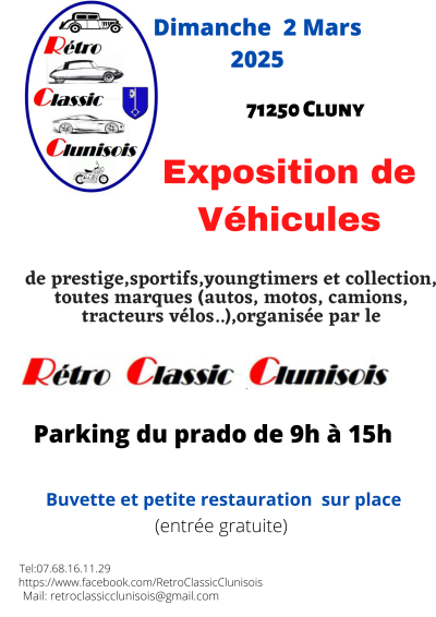 Exposition Rétro Classic Clunisois