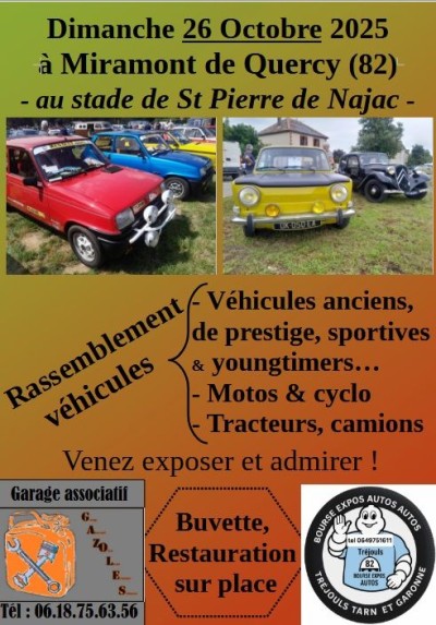Rassemblement de véhicules anciens