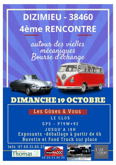 Rencontre autour des vieilles mécaniques
