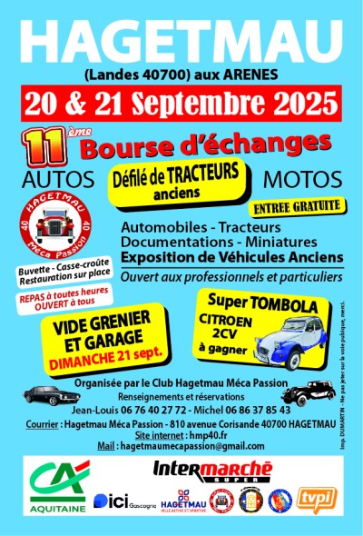 11e bourse d'échanges autos, motos, tracteurs