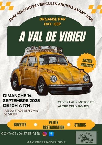 3e Rassemblement véhicules anciens avant 2000