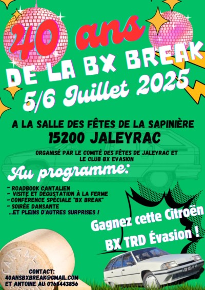 40 ans de la BX break