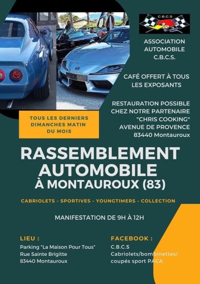 Rassemblement Automobile mensuel