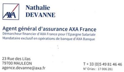 NATHALIE DEVANNE AGENT GÉNÉRAL AXA